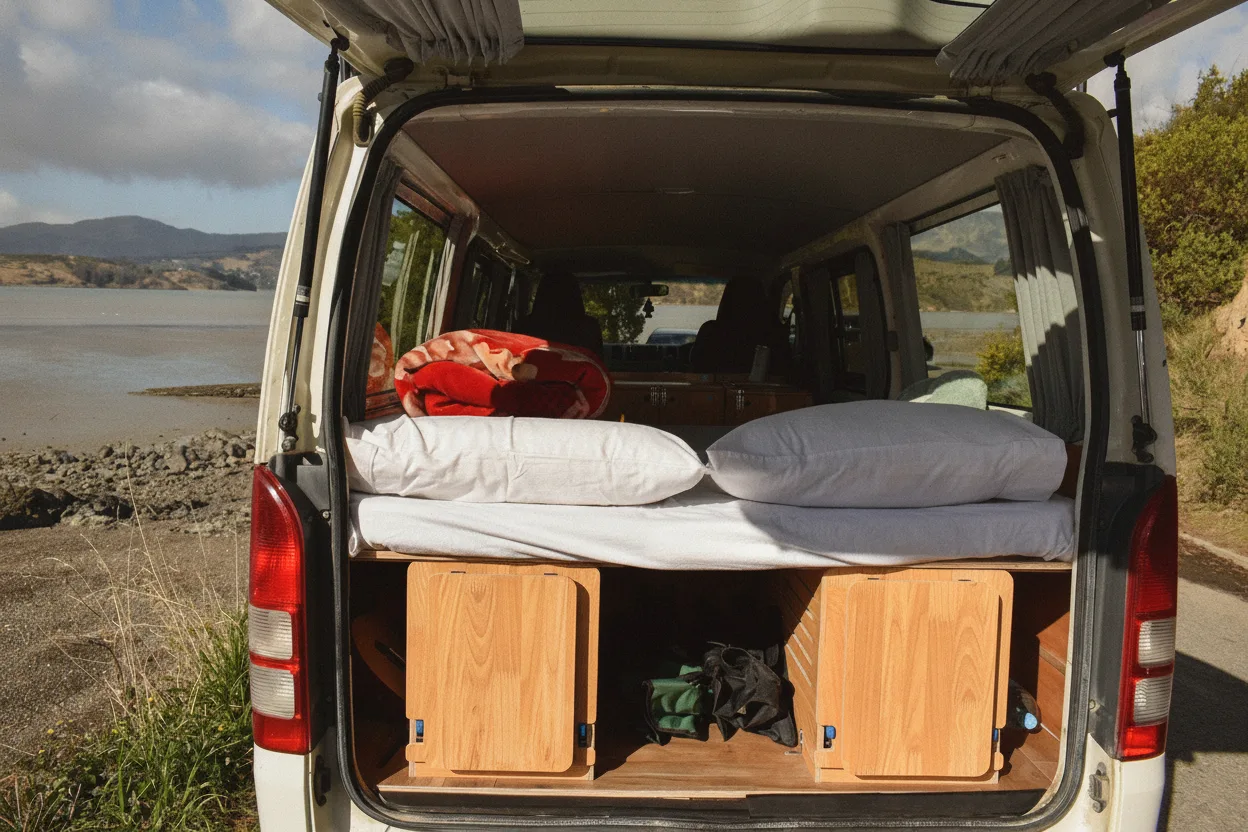 Self-contained campervan — campervan hire christchurch, New Zealand campervan