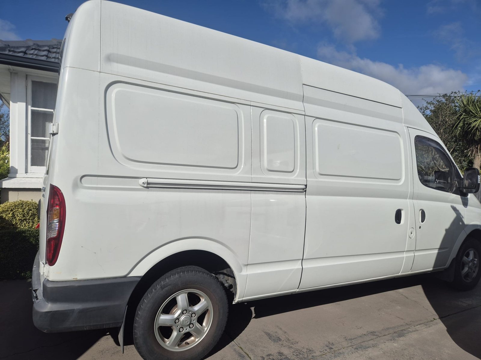 Alpine campervan side view