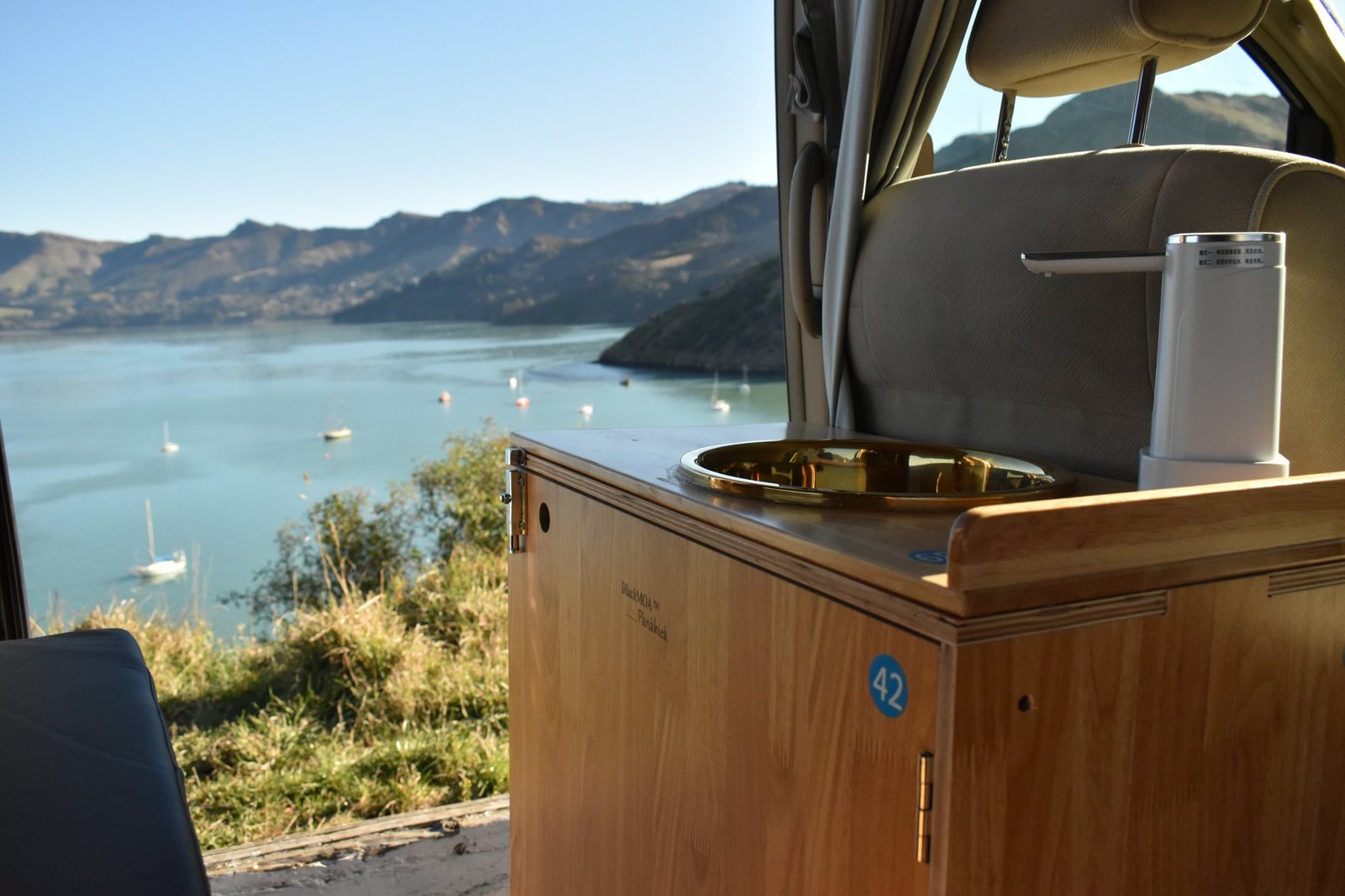 Koru campervan sink