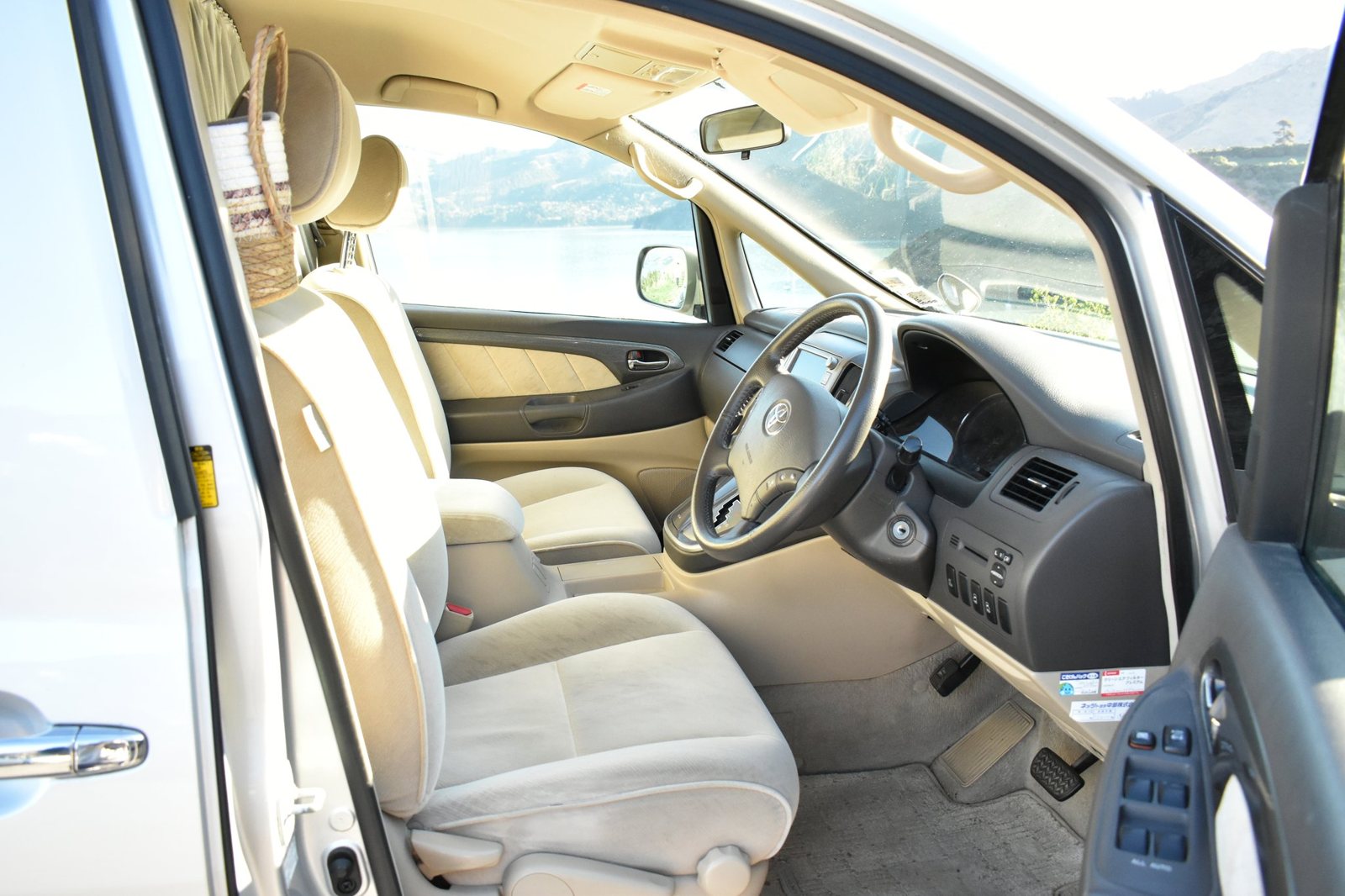 Koru campervan driver cabin